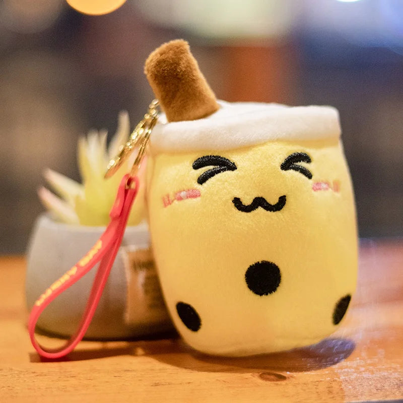 Boba Milk Tea Plush Charm
