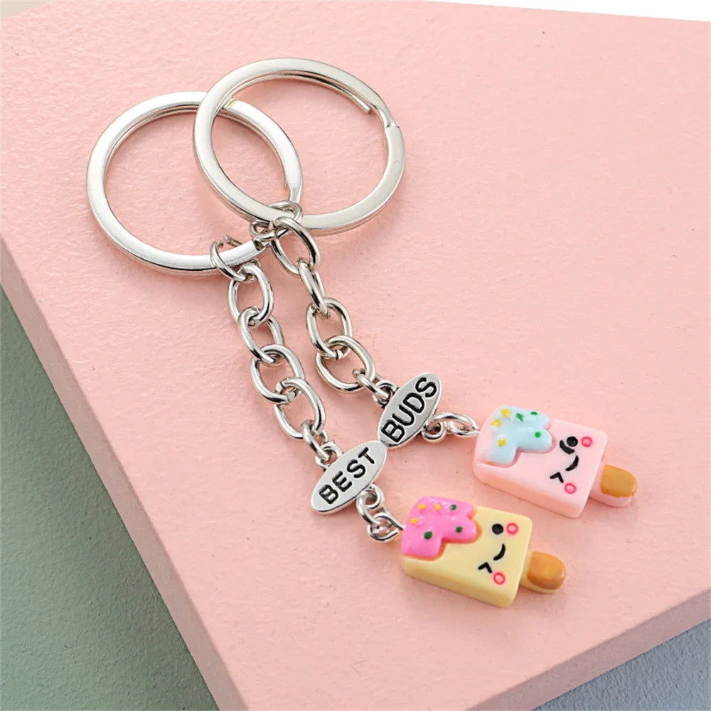 Resin Dessert Charm Keychain