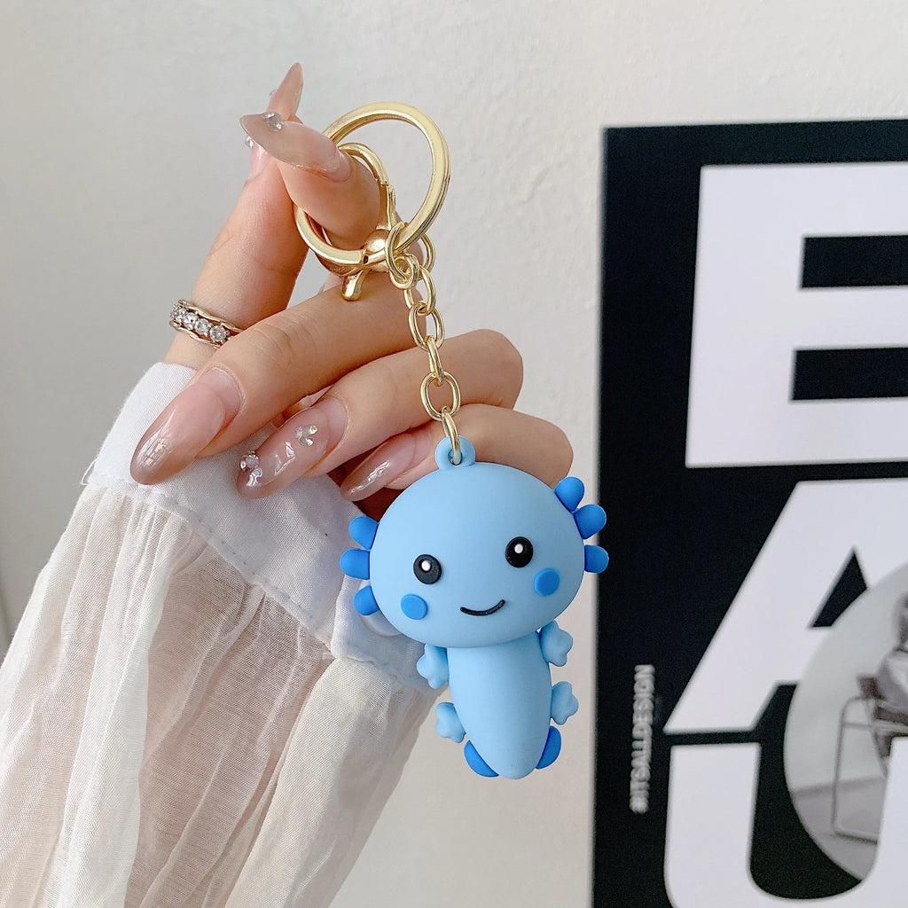 Kawaii Axolotl Keychain