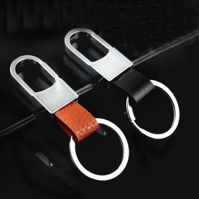Minimalist Leather Keyring