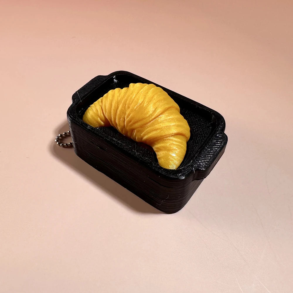 Squishy Food Fidget Clicker Charm
