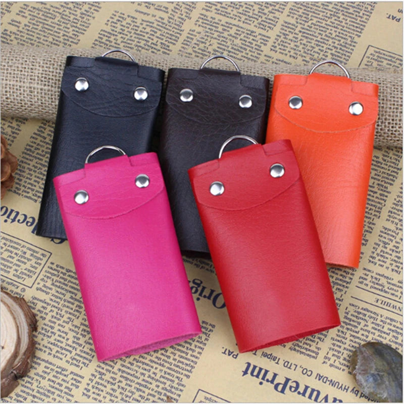 Leather Key Pouch Wallet