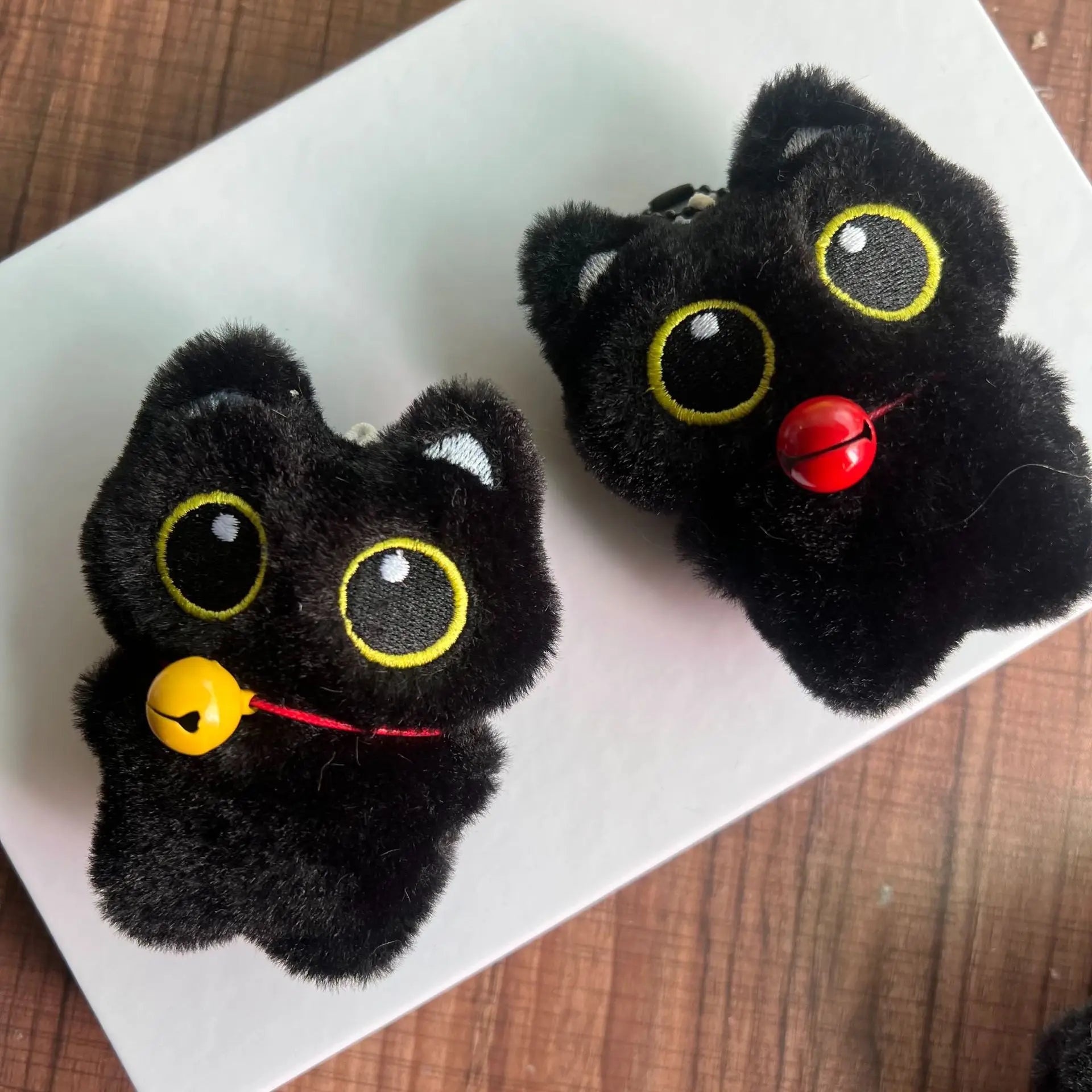 Pilot Black Cat Plush Keychain
