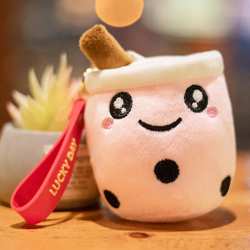 Boba Milk Tea Plush Charm
