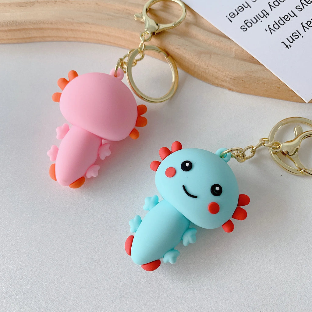 Kawaii Axolotl Keychain