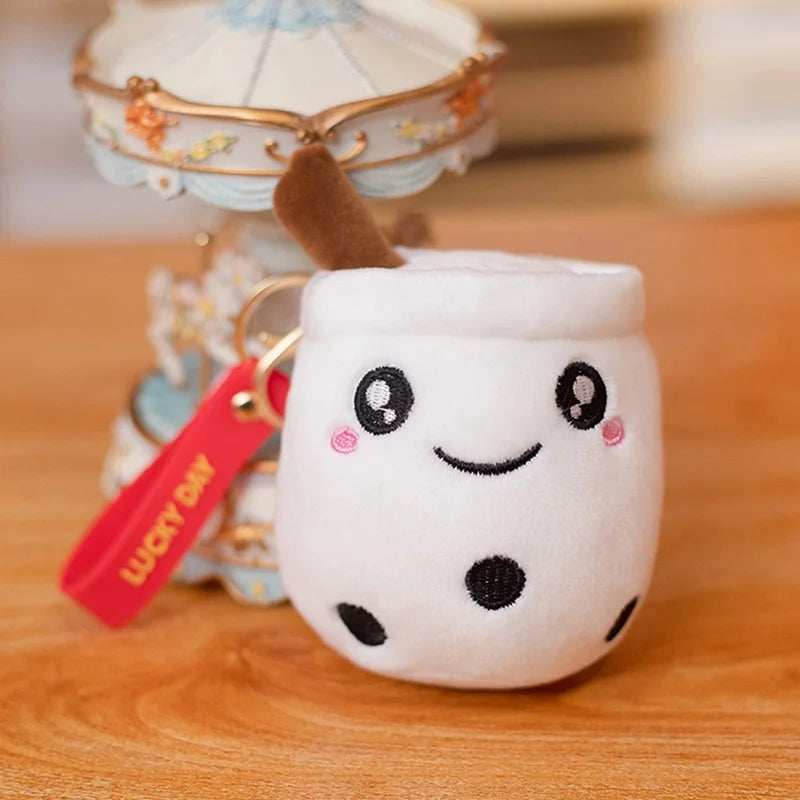 Boba Milk Tea Plush Charm