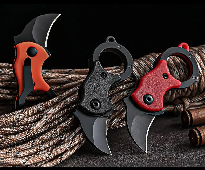Stainless Steel EDC Knife Keychain