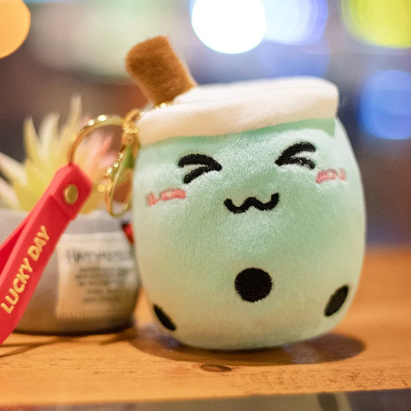 Boba Milk Tea Plush Charm