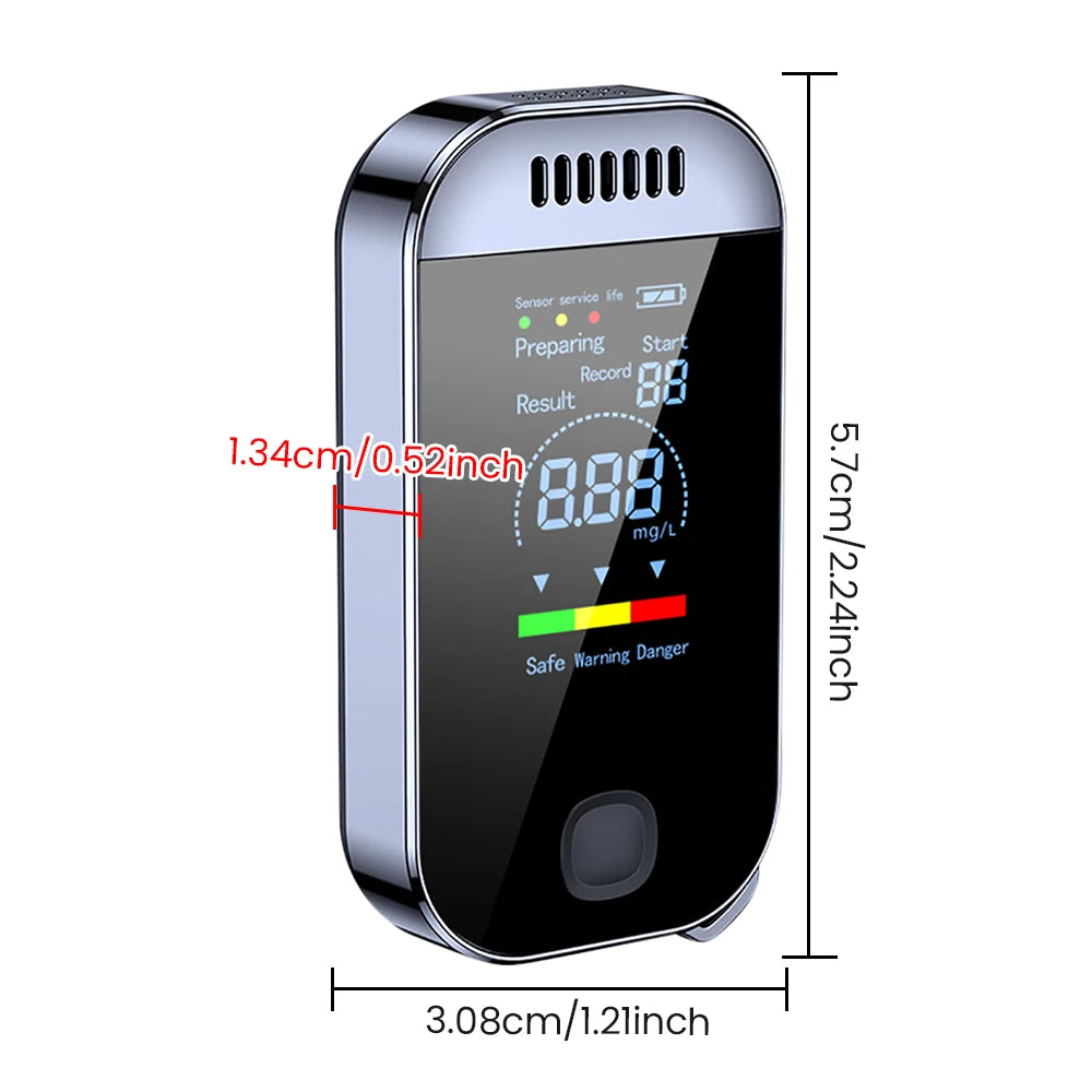 Digital Breathalyzer Keychain