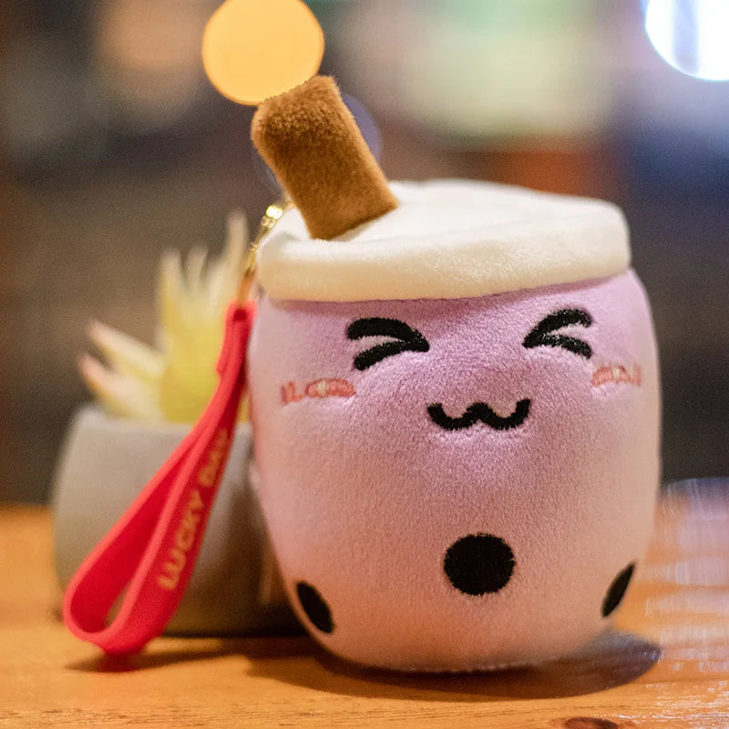 Boba Milk Tea Plush Charm