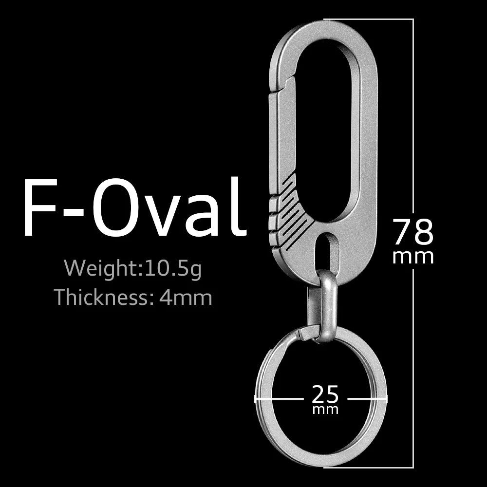 Titanium EDC Keychain Carabiner