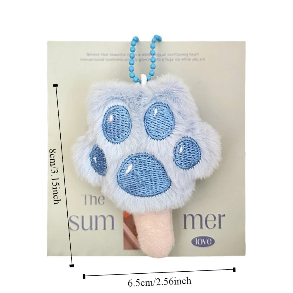 Cat Paw Popsicle Keychain