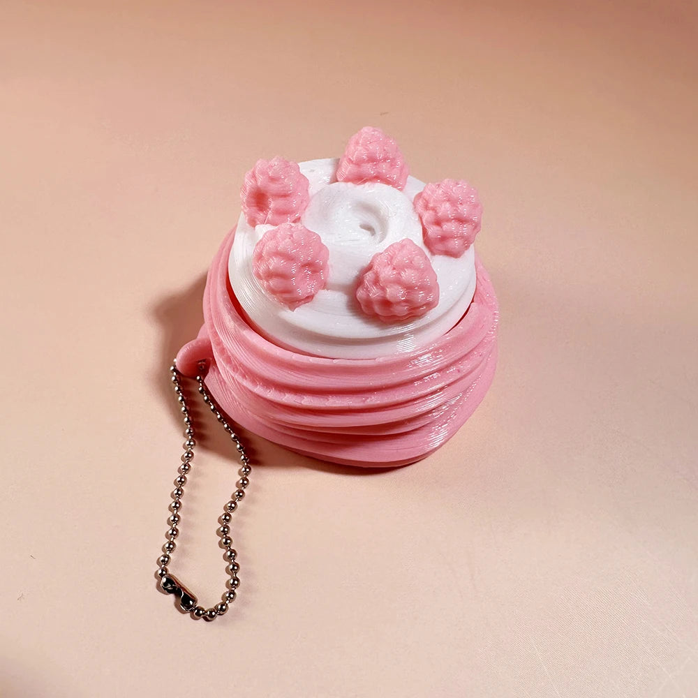 Squishy Food Fidget Clicker Charm