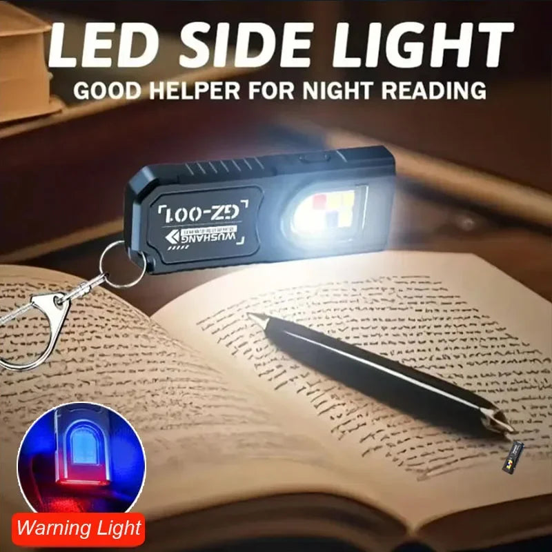 Powerful Mini COB LED Keychain Flashlight