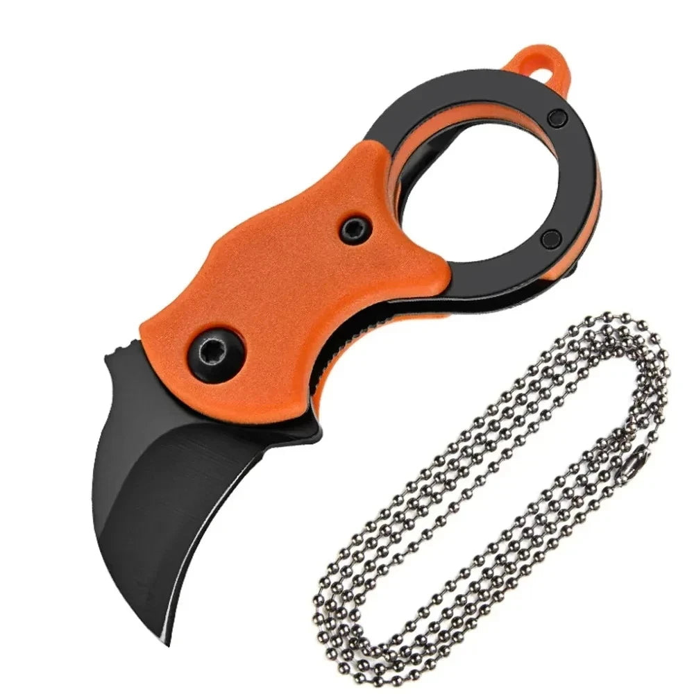 Stainless Steel EDC Knife Keychain