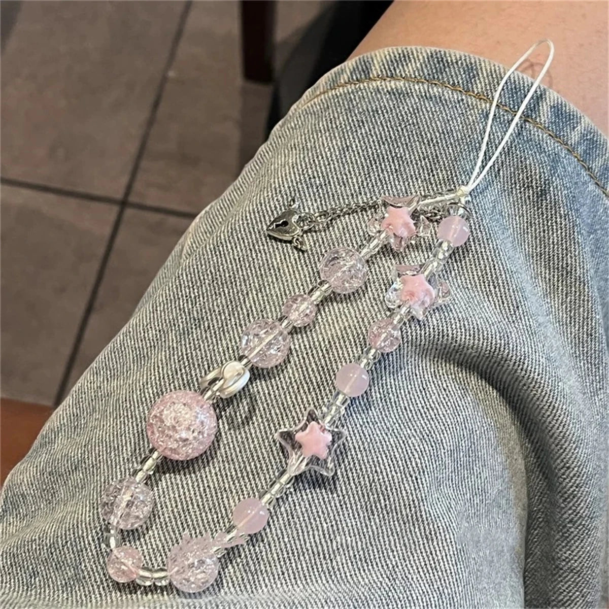 Y2K Star & Bow Phone Charm