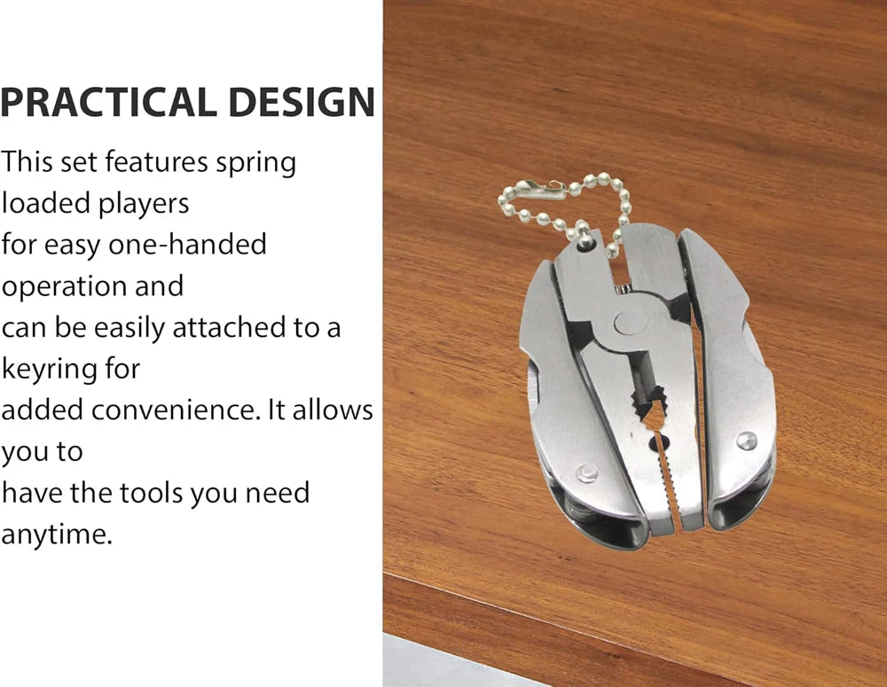 Multi-Tool Pliers Keychain