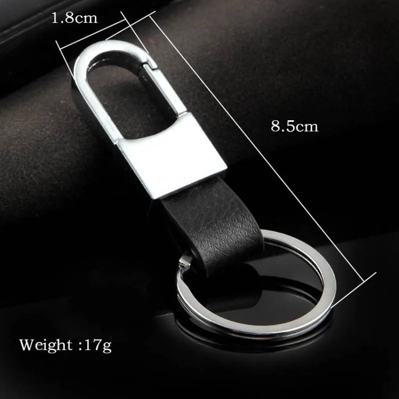 Minimalist Leather Keyring