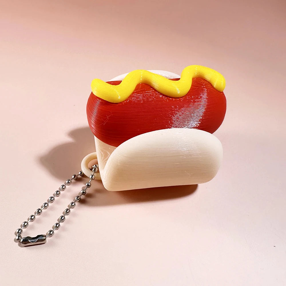 Squishy Food Fidget Clicker Charm