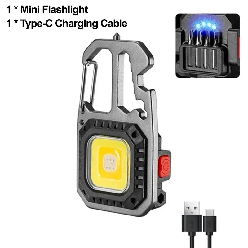 Mini EDC Work Light & Safety Tool