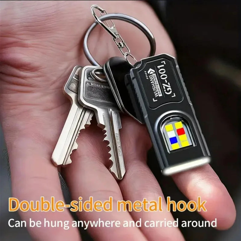 Powerful Mini COB LED Keychain Flashlight