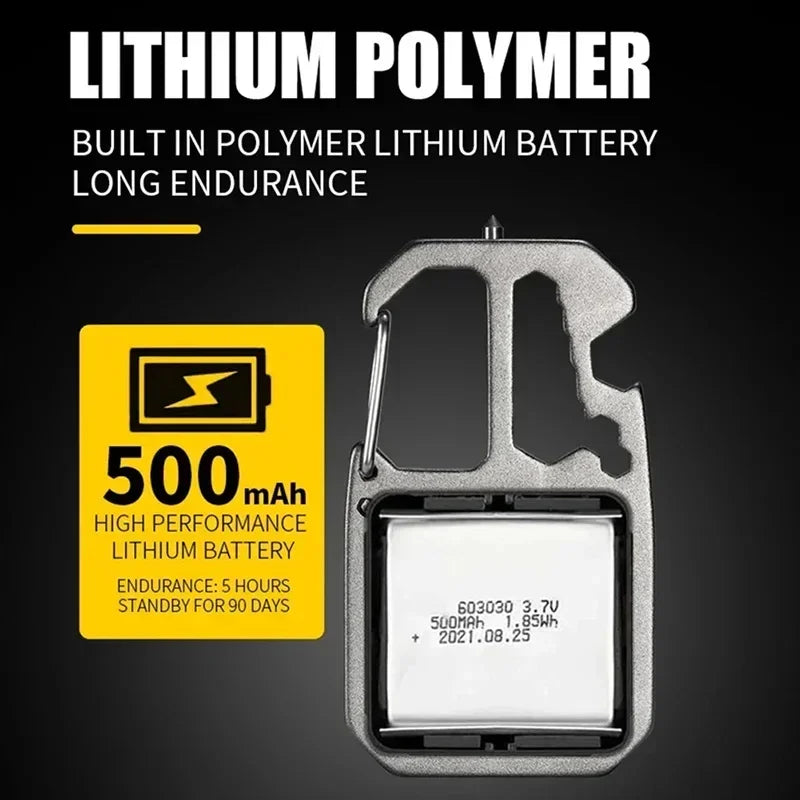 Mini EDC Work Light & Safety Tool
