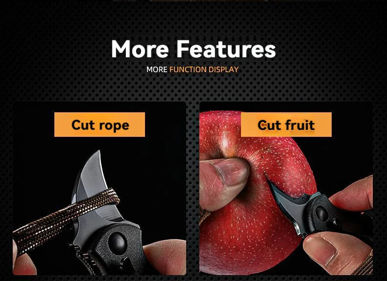Stainless Steel EDC Knife Keychain
