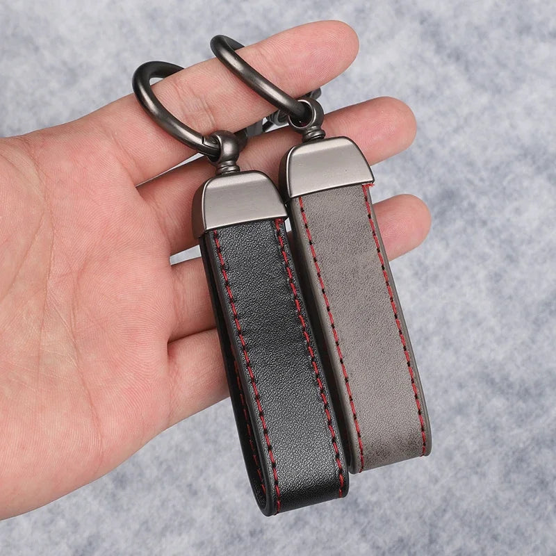 Genuine Leather Car Keychain