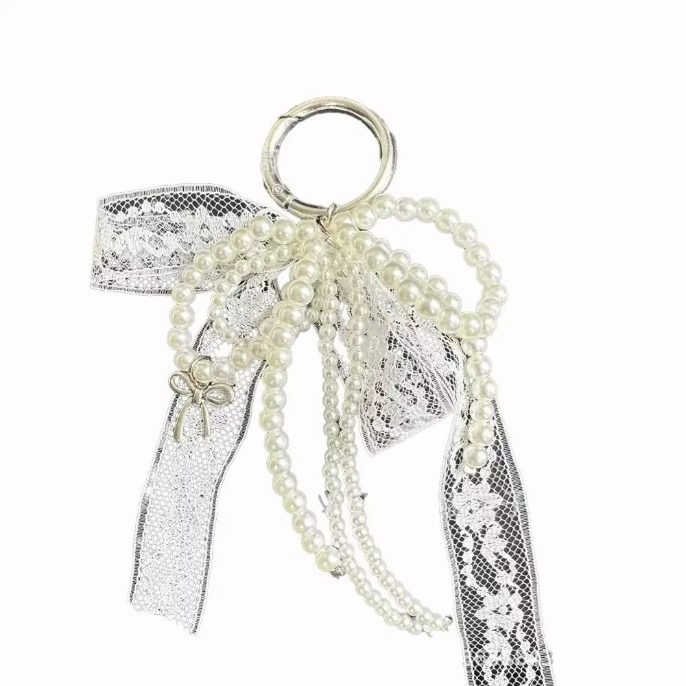 Lace Ribbon Bow Charm