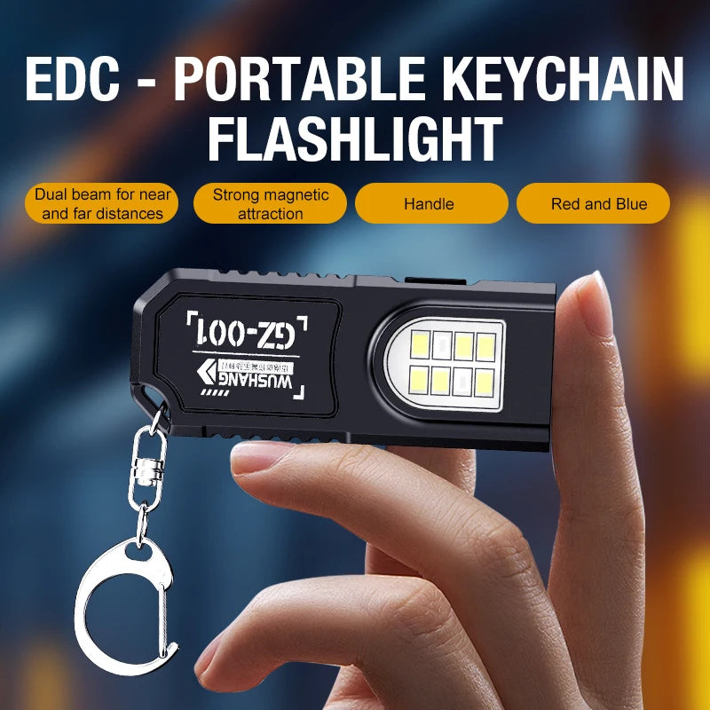 Portable EDC Keychain Flashlight