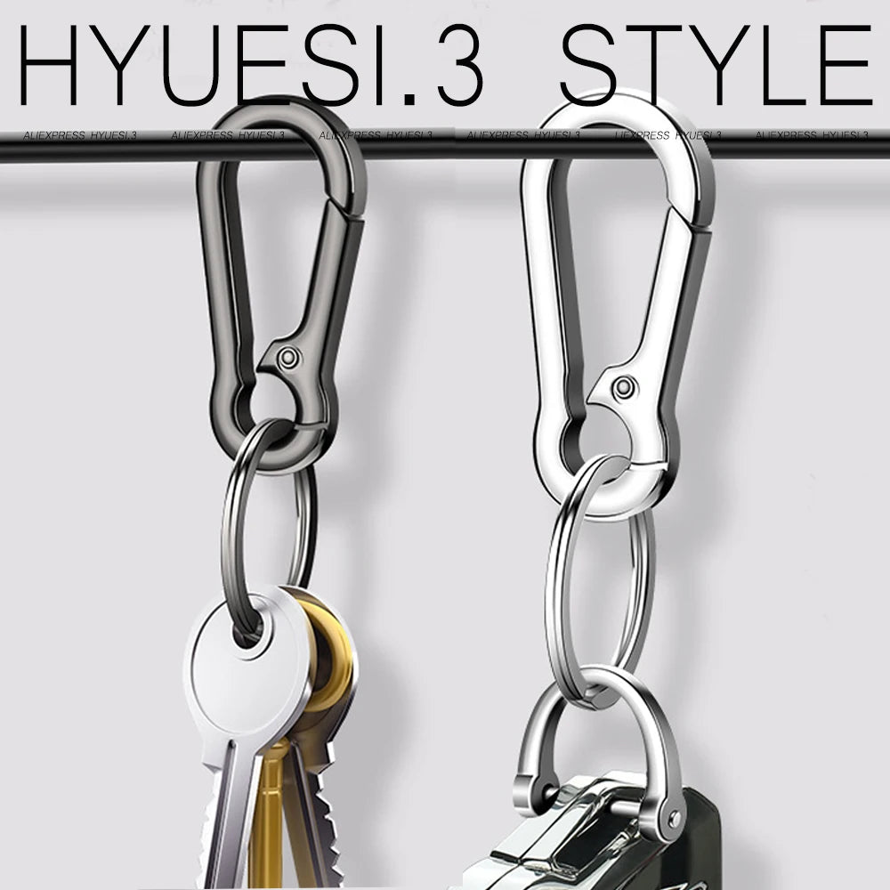 Metal Carabiner Keychain Clip