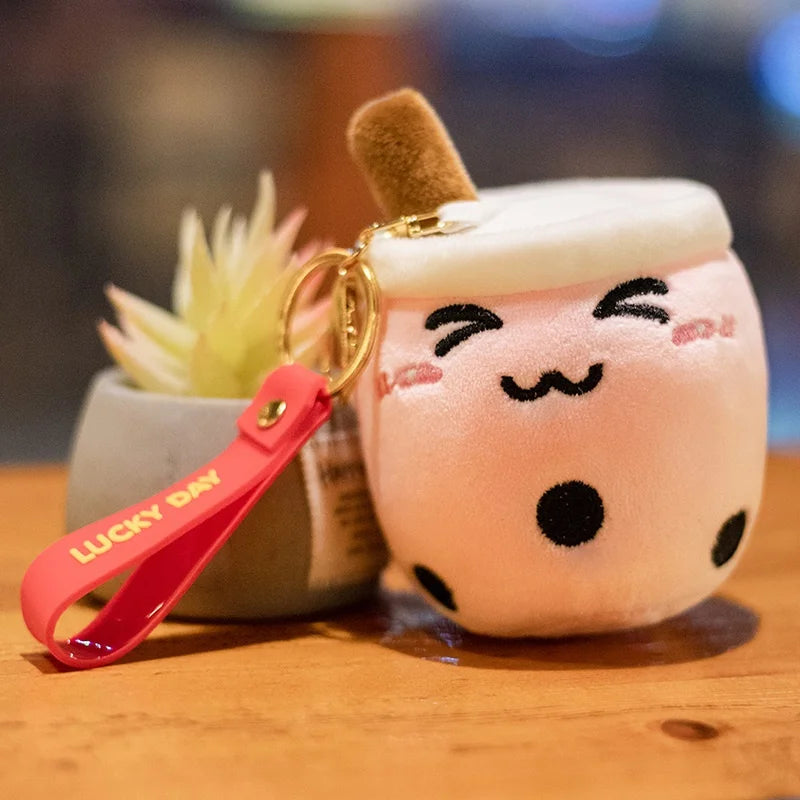 Boba Milk Tea Plush Charm
