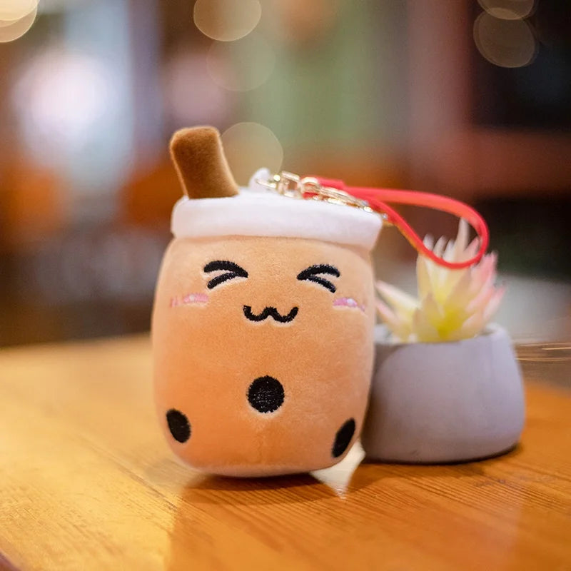 Boba Milk Tea Plush Charm