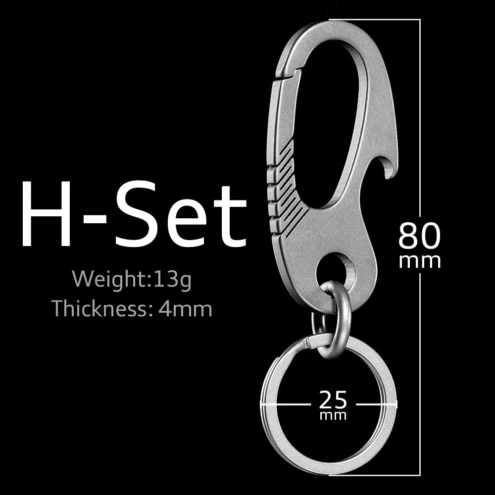 Titanium EDC Keychain Carabiner