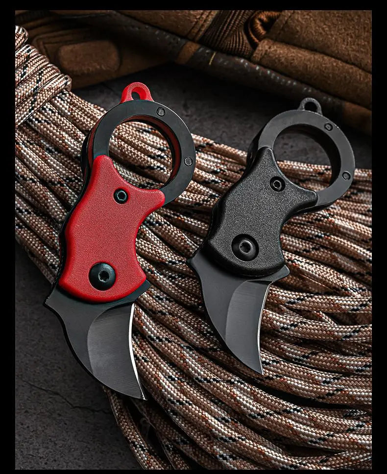 Stainless Steel EDC Knife Keychain