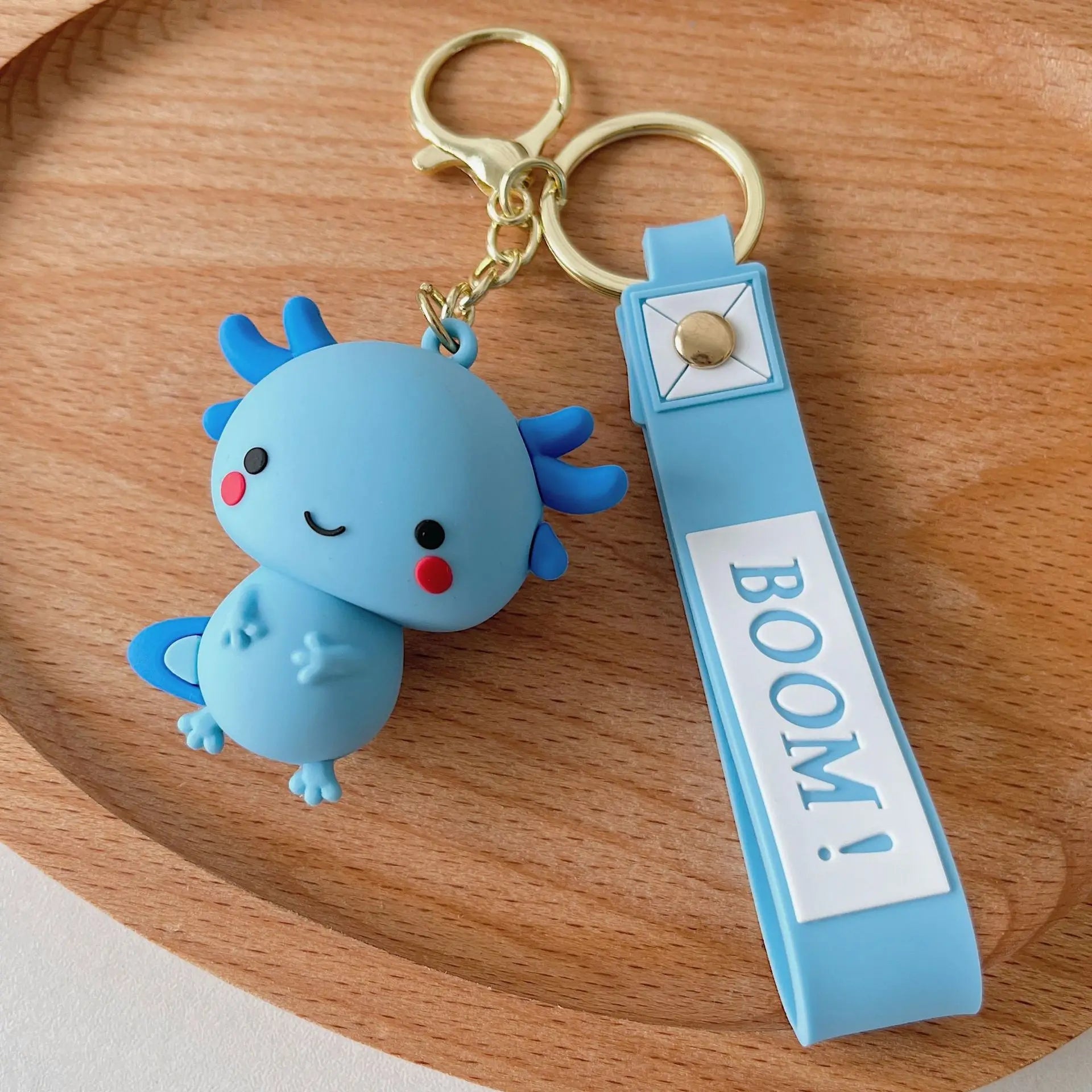 Kawaii Axolotl Keychain