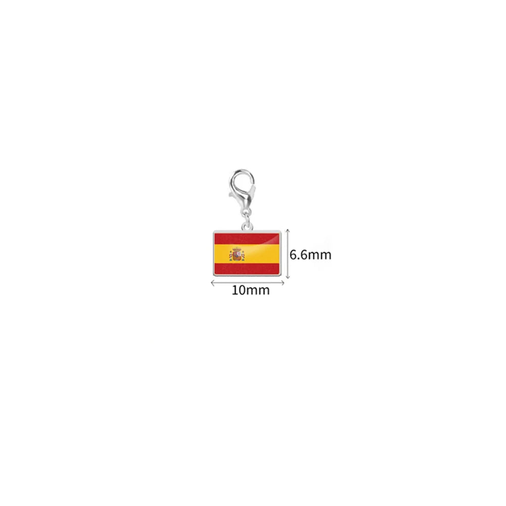 Flags of the World Keyring