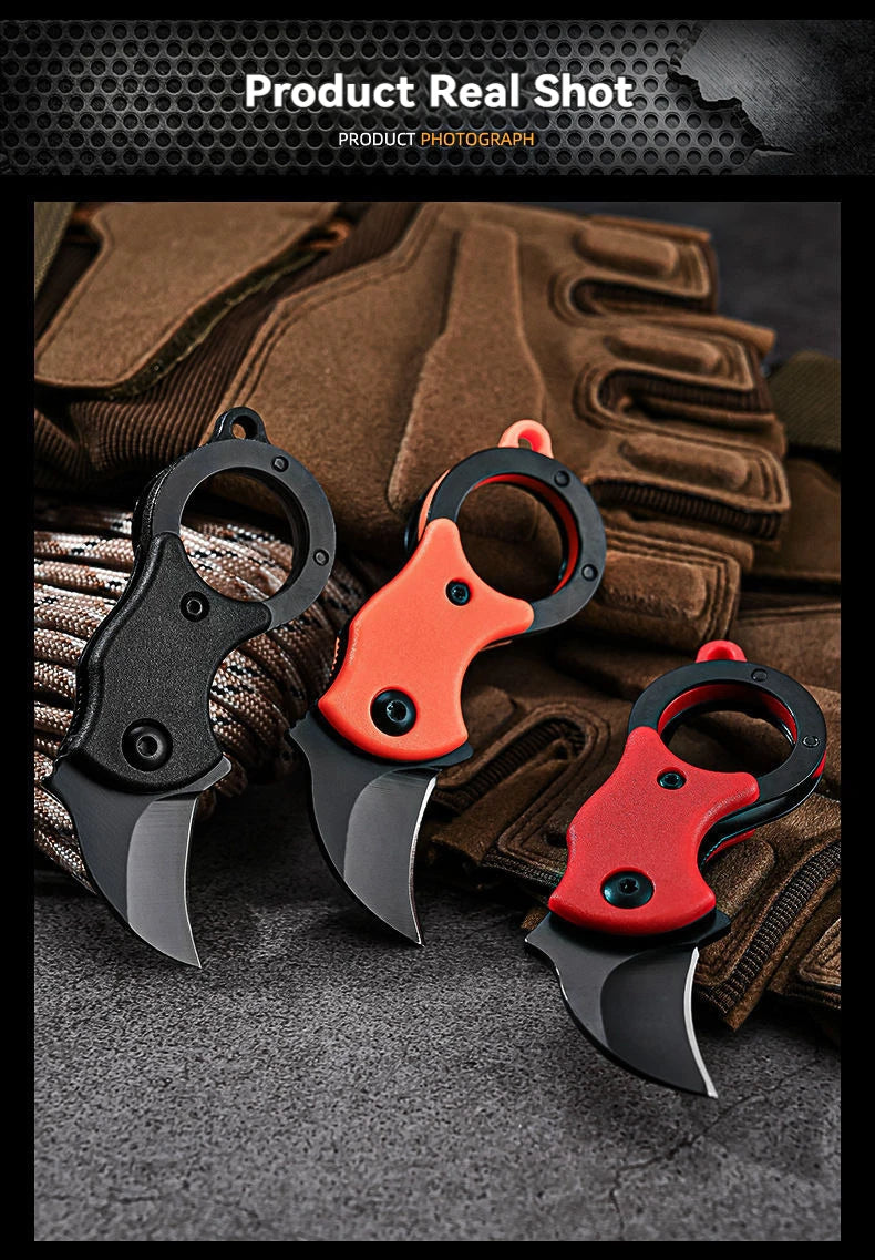 Stainless Steel EDC Knife Keychain