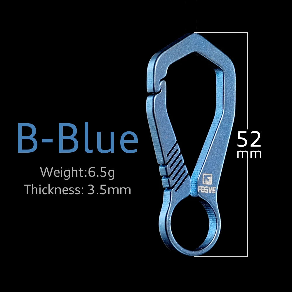 Titanium EDC Keychain Carabiner