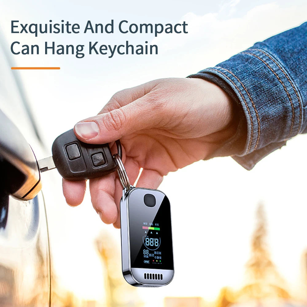 Digital Breathalyzer Keychain