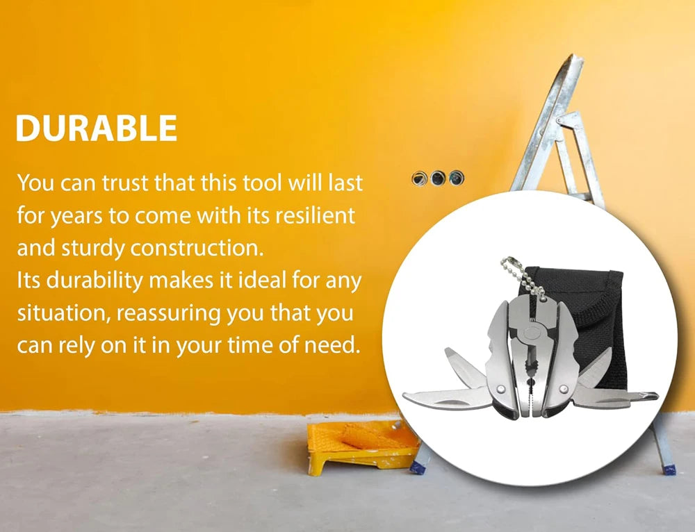Multi-Tool Pliers Keychain