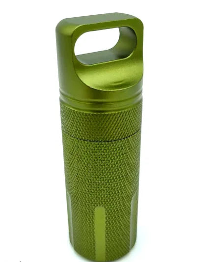 Waterproof Aluminum Pill Case Keychain