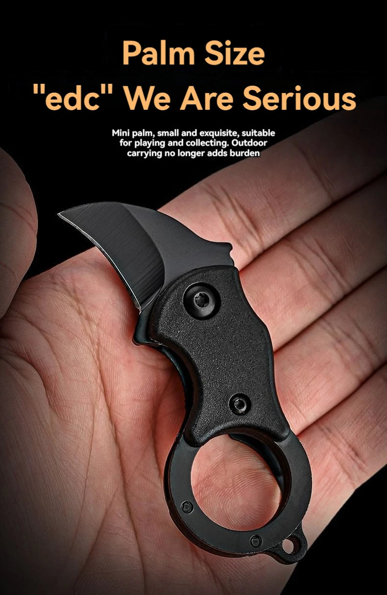 Stainless Steel EDC Knife Keychain