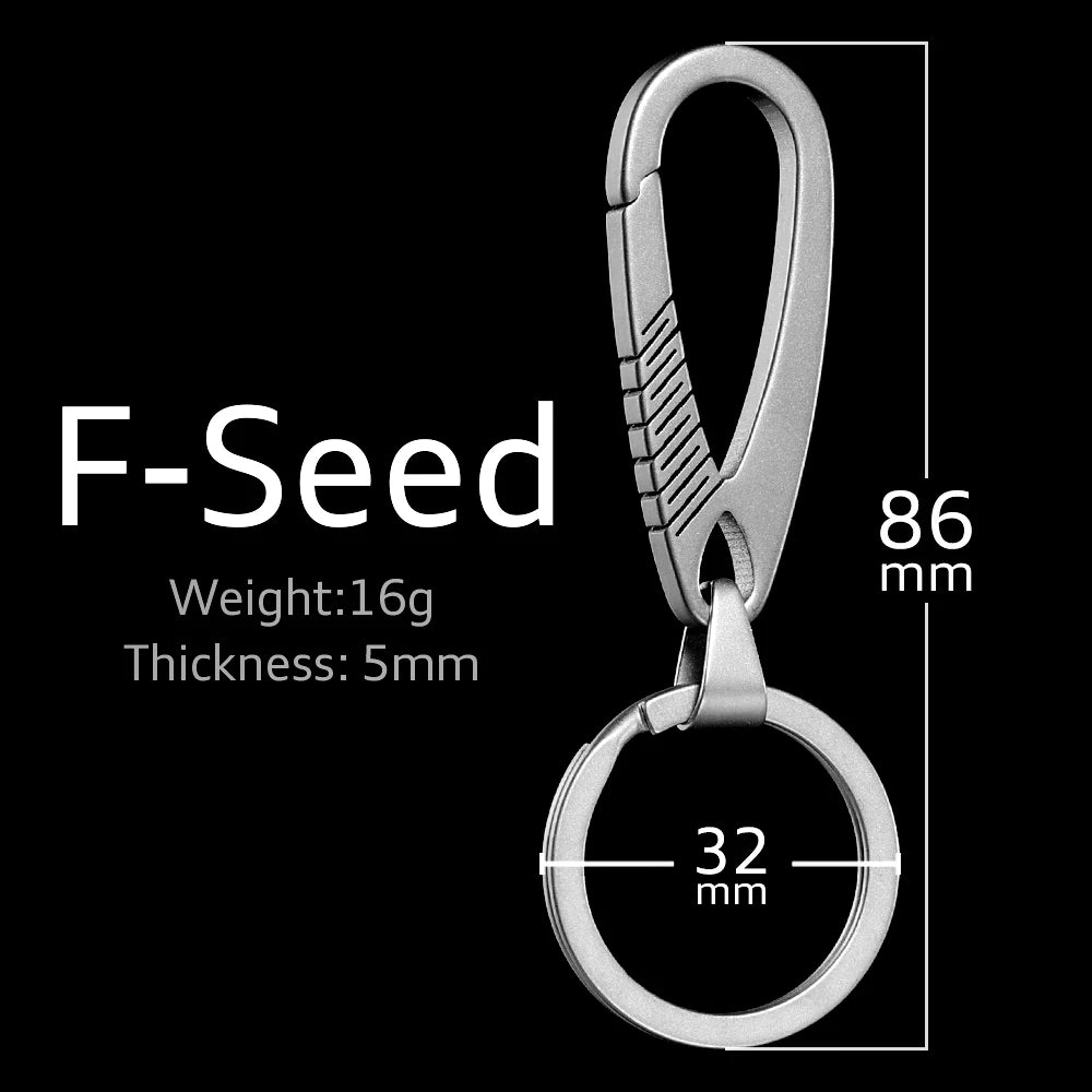 Titanium EDC Keychain Carabiner