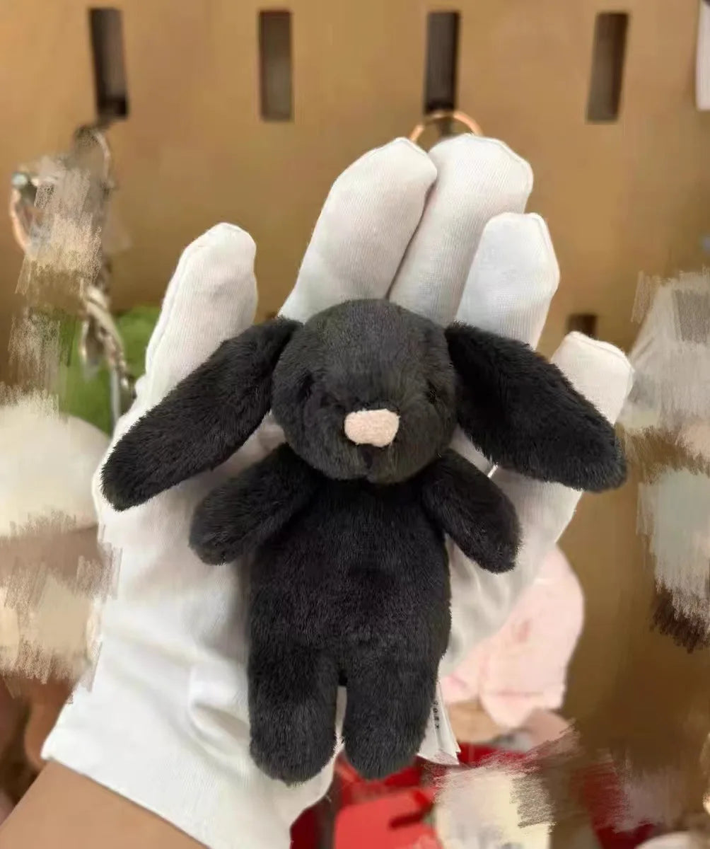 Rabbit Pompom Plush Keychain
