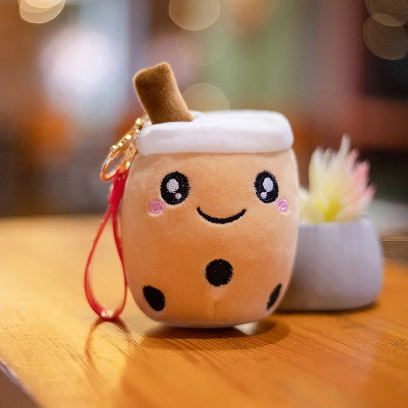 Boba Milk Tea Plush Charm