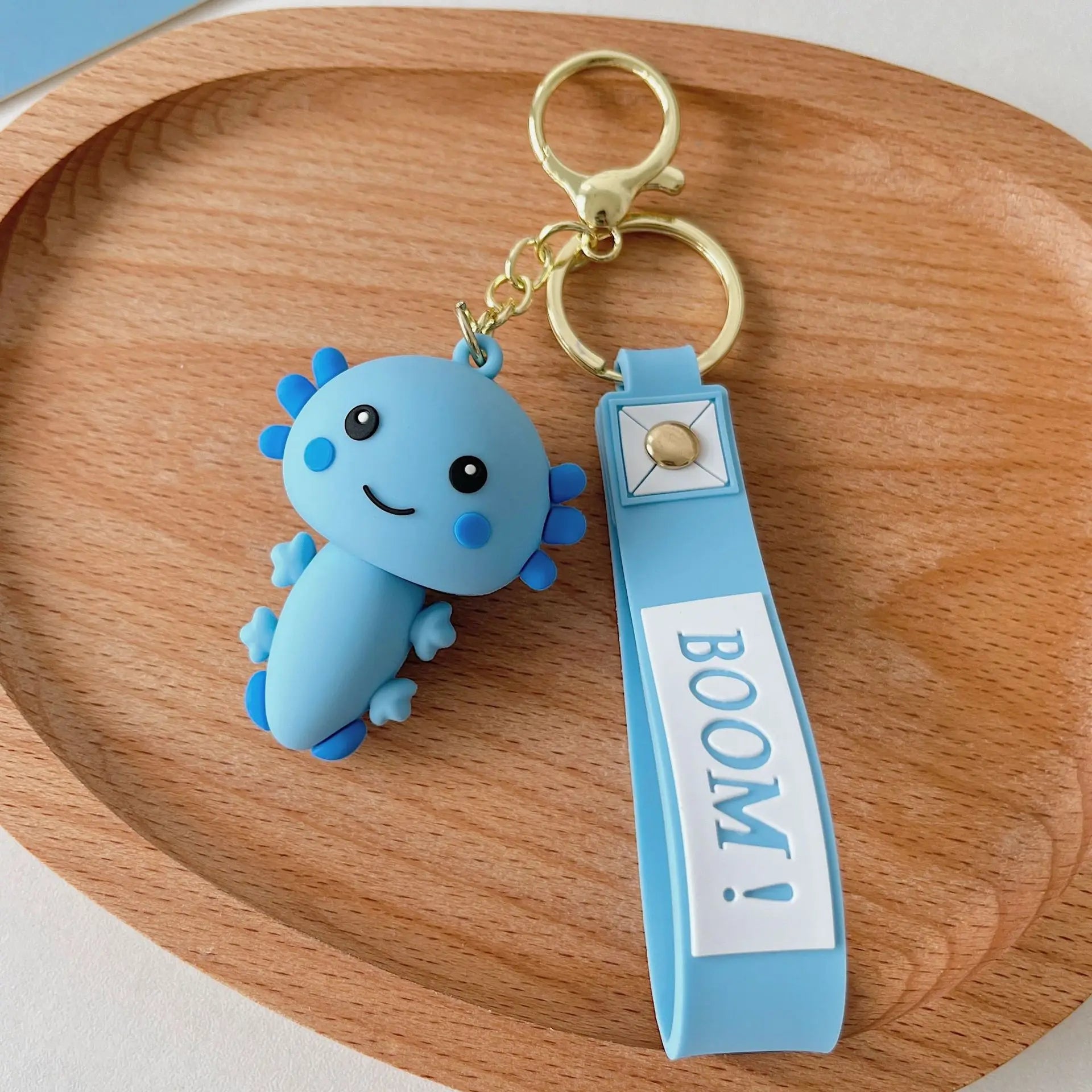 Kawaii Axolotl Keychain