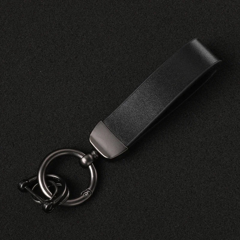 Genuine Leather Car Keychain