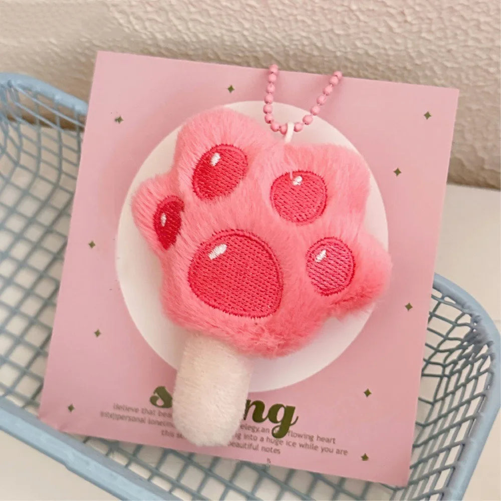 Cat Paw Popsicle Keychain