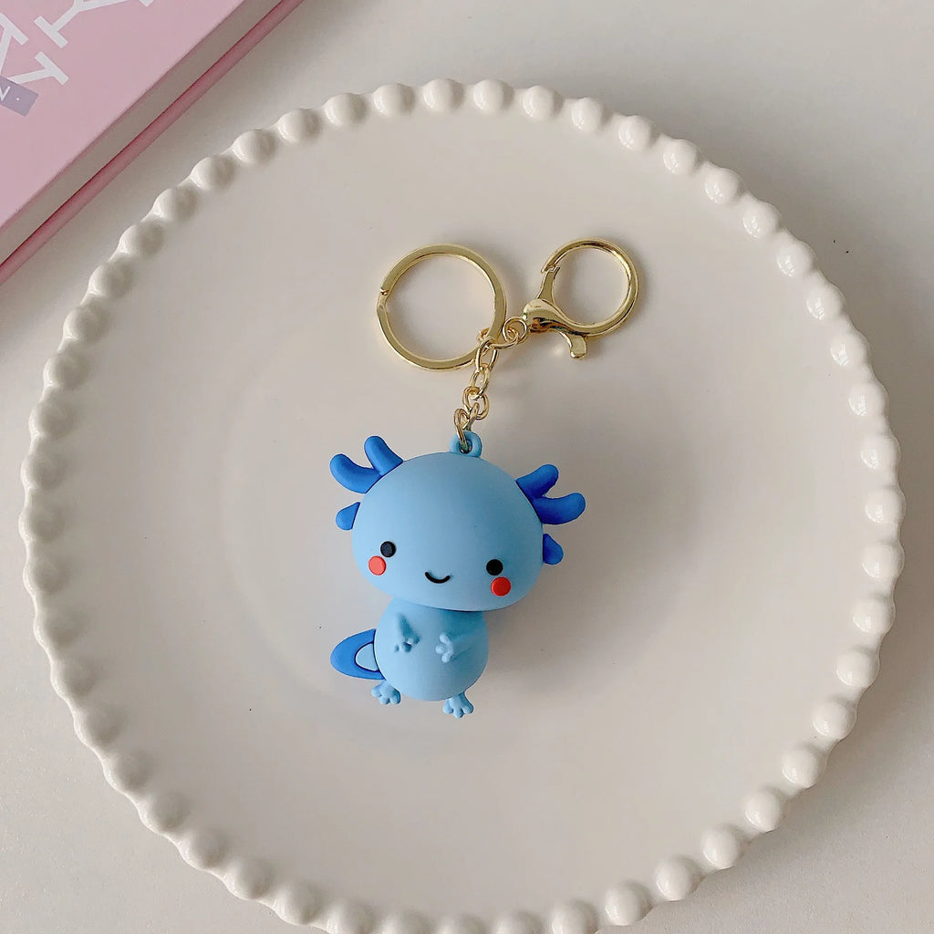 Kawaii Axolotl Keychain
